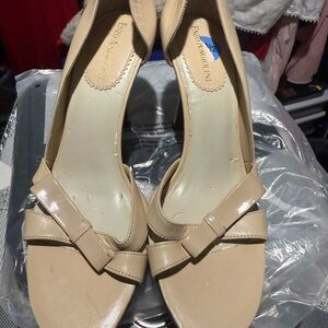 Enzo Angiolini Nude Heeled Sandals